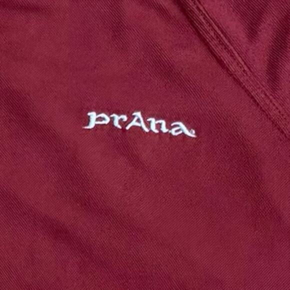 Vintage Prana Men’s Size XL Burgundy Long Sleeve T-Shirt Tee - USA - Picture 2 of 5